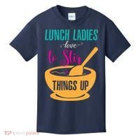 Lunch Ladies Love To Stir Things Up Kids T-Shirt thumb 0
