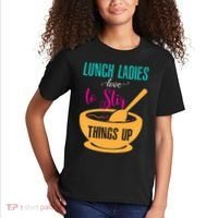 Lunch Ladies Love To Stir Things Up Kids T-Shirt thumb 2