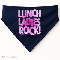 Lunch Ladies Rock USA-Made Doggie Bandana thumb 0