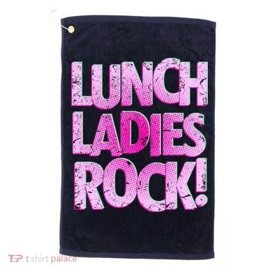 Lunch Ladies Rock Golf Towel