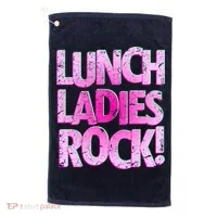 Lunch Ladies Rock Golf Towel thumb 0