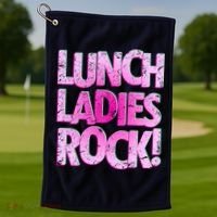 Lunch Ladies Rock Golf Towel thumb 1