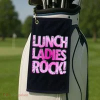 Lunch Ladies Rock Golf Towel thumb 2