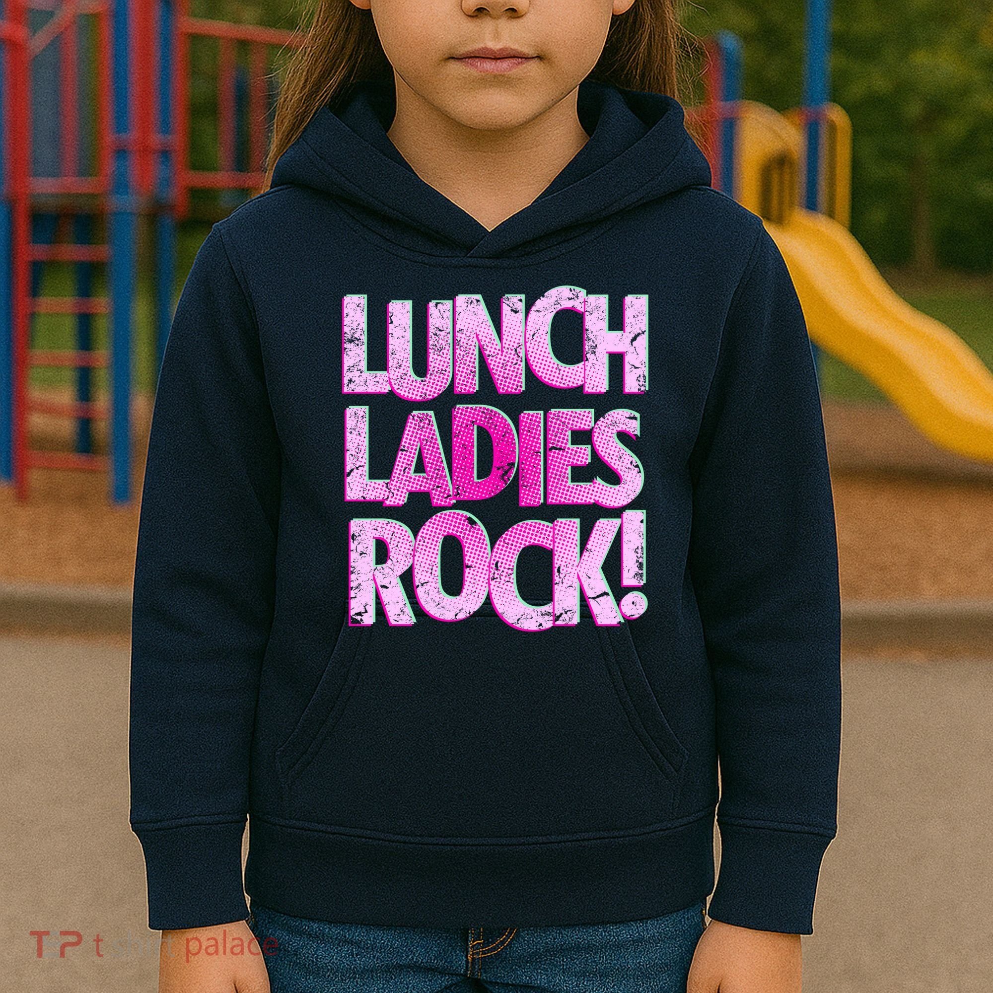 Lunch Ladies Rock Kids Hoodie