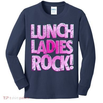 Lunch Ladies Rock Kids Long Sleeve Shirt