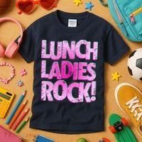 Lunch Ladies Rock Kids T-Shirt thumb 3
