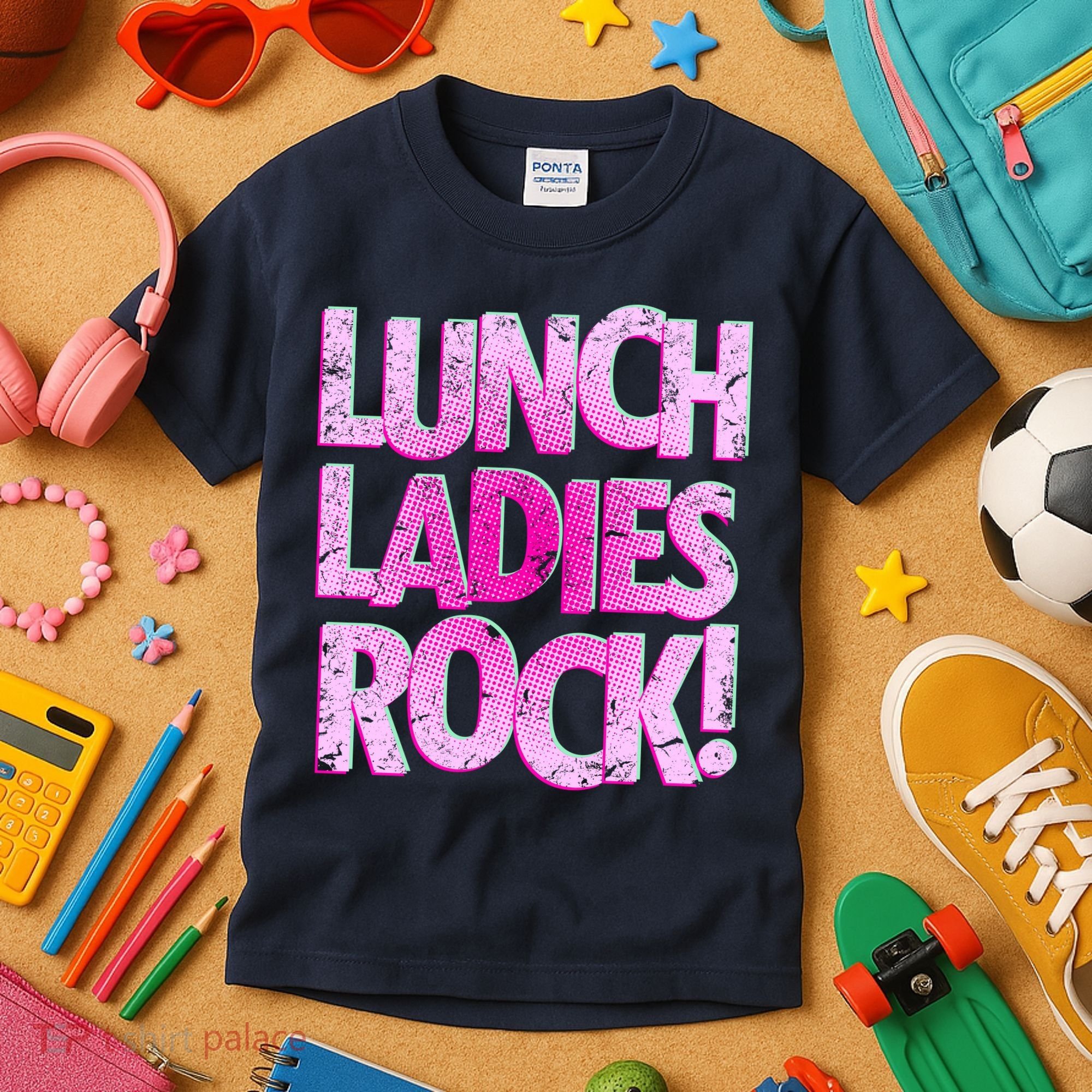 Lunch Ladies Rock Kids T-Shirt