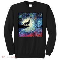 Lupine Night Howl Wolf Moon Sweatshirt thumb 0
