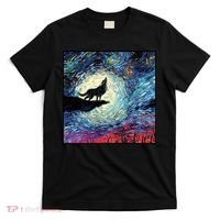 Lupine Night Howl Wolf Moon T-Shirt thumb 0