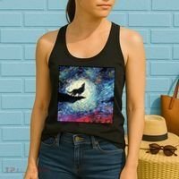 Lupine Night Howl Wolf Moon Women's Tank Top thumb 2