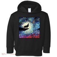 Lupine Night Howl Wolf Moon Toddler Hoodie thumb 0