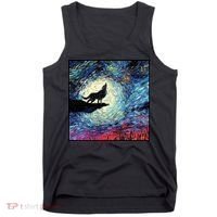 Lupine Night Howl Wolf Moon Tank Top thumb 0