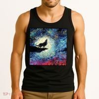 Lupine Night Howl Wolf Moon Tank Top thumb 3