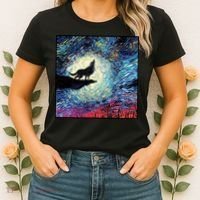 Lupine Night Howl Wolf Moon Women's T-Shirt thumb 2