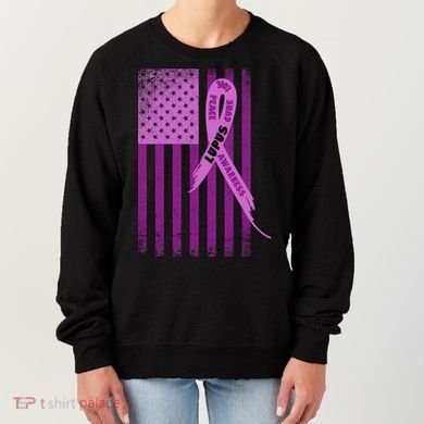 Lupus Awareness Flag Women's Sweatshirt