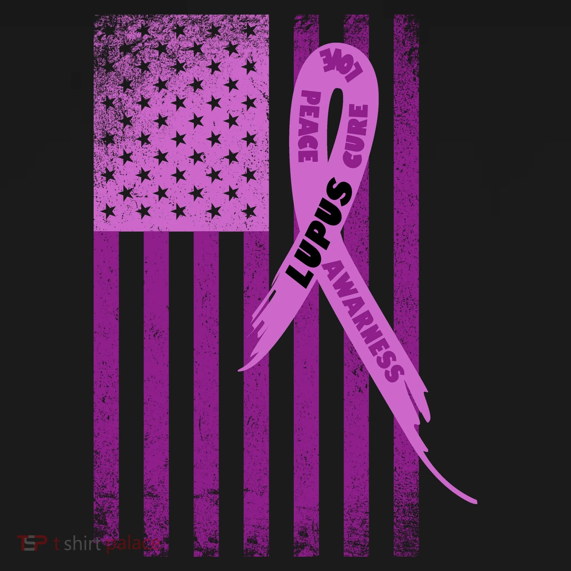 Lupus Awareness Flag Doggie Tank