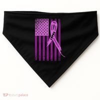 Lupus Awareness Flag USA-Made Doggie Bandana thumb 0
