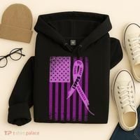 Lupus Awareness Flag Hoodie thumb 4