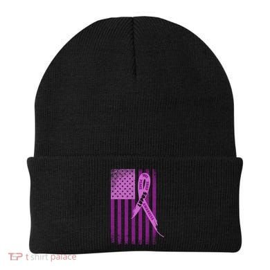 Lupus Awareness Flag Beanie