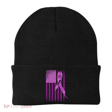 Lupus Awareness Flag Beanie