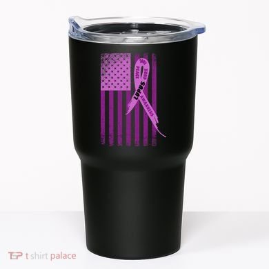 Lupus Awareness Flag Tumbler