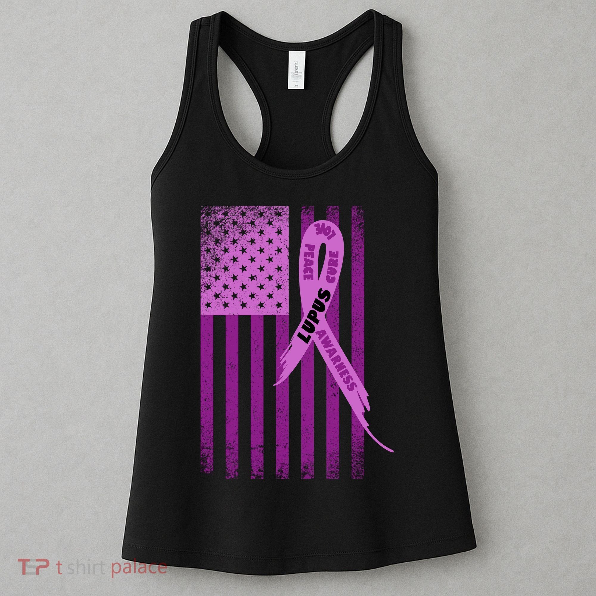 Lupus Awareness Flag Women's Tank Top