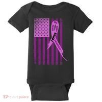 Lupus Awareness Flag Baby Bodysuit thumb 0