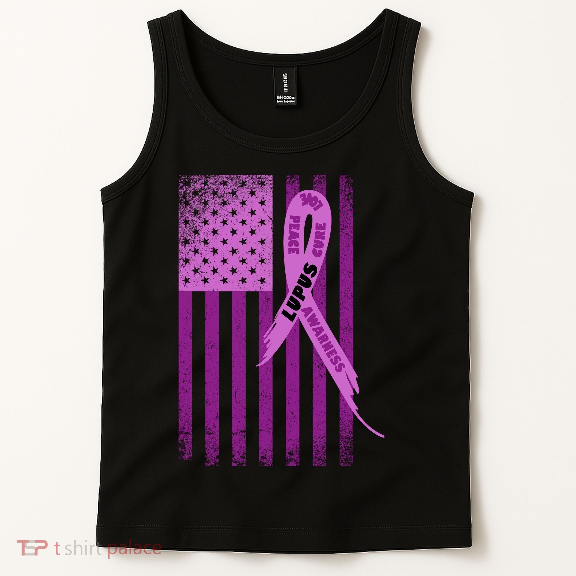 Lupus Awareness Flag Tank Top