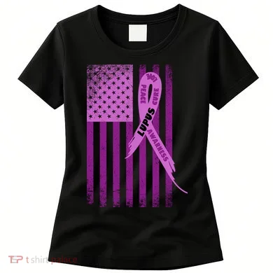 Lupus Awareness Flag Women's T-Shirt