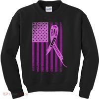 Lupus Awareness Flag Kids Sweatshirt thumb 0