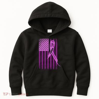 Lupus Awareness Flag Kids Hoodie