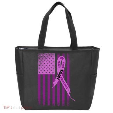 Lupus Awareness Flag Tote Bag