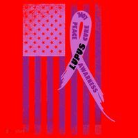 Lupus Awareness Flag Santa Hat thumb 1