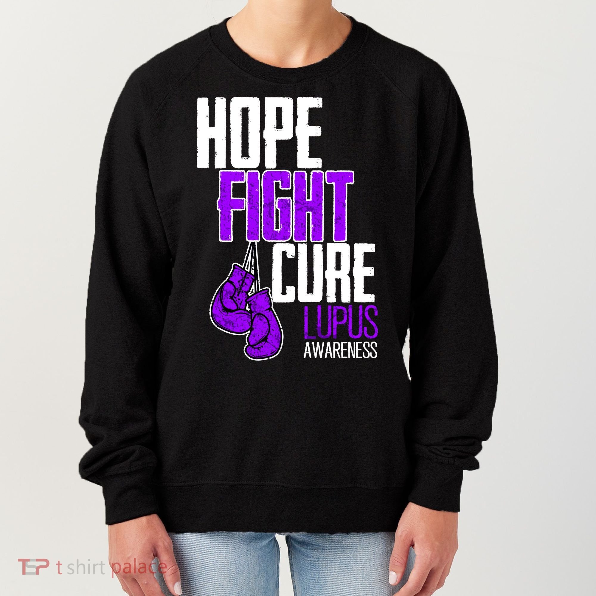 Lupus Awareness Hope Fight Cure Women's Sweatshirt