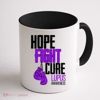 Lupus Awareness Hope Fight Cure Coffee Mug thumb 1