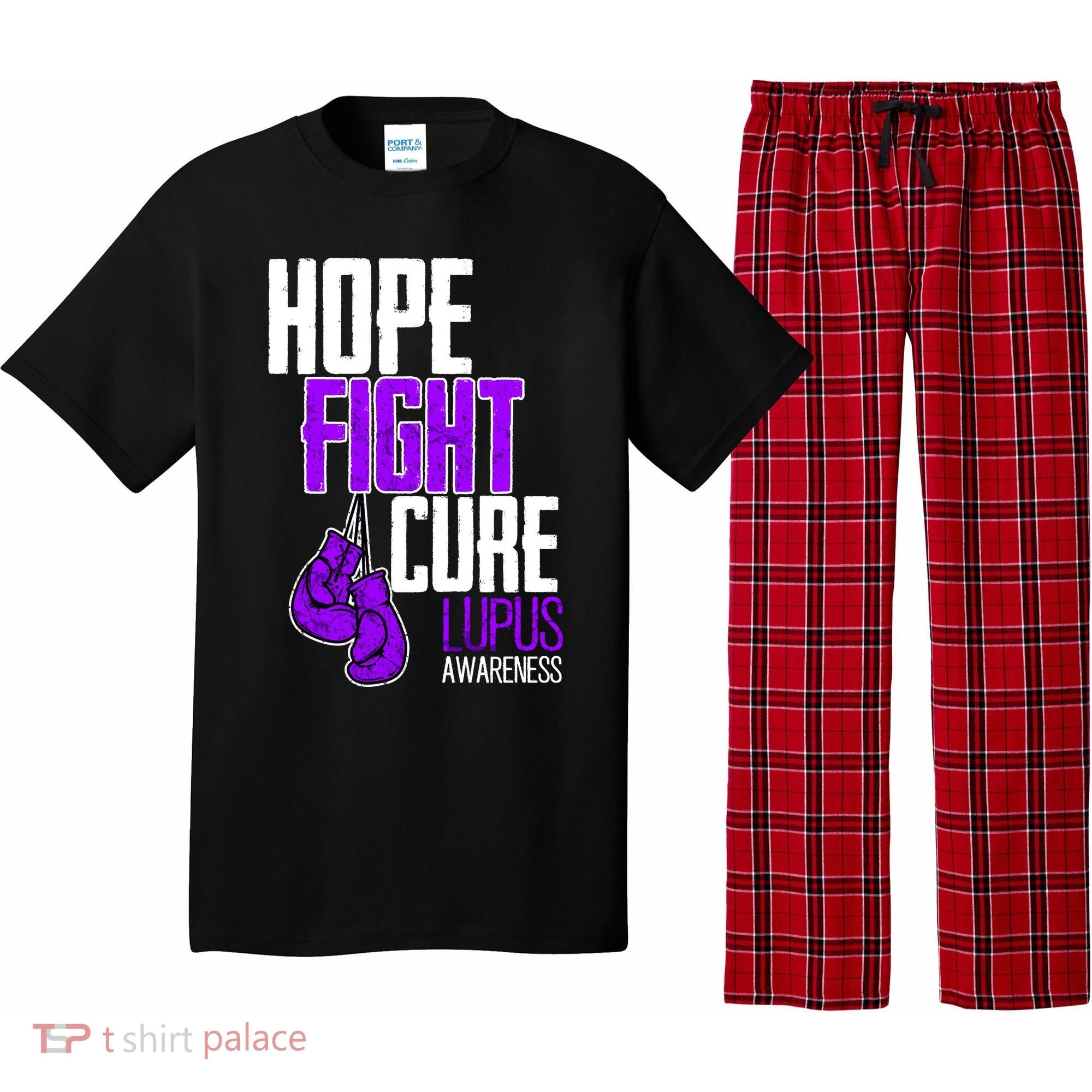 Lupus Awareness Hope Fight Cure Pajama Set