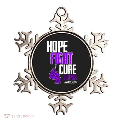 Lupus Awareness Hope Fight Cure Ornament