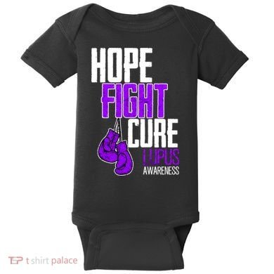 Lupus Awareness Hope Fight Cure Baby Bodysuit