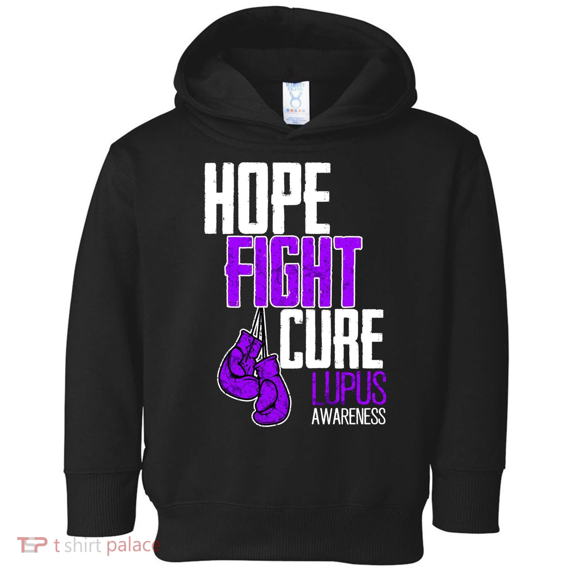 Lupus Awareness Hope Fight Cure Toddler Hoodie