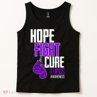 Lupus Awareness Hope Fight Cure Tank Top thumb 2