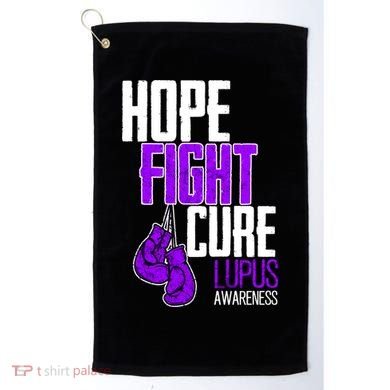 Lupus Awareness Hope Fight Cure Golf Towel