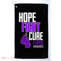 Lupus Awareness Hope Fight Cure Golf Towel thumb 0