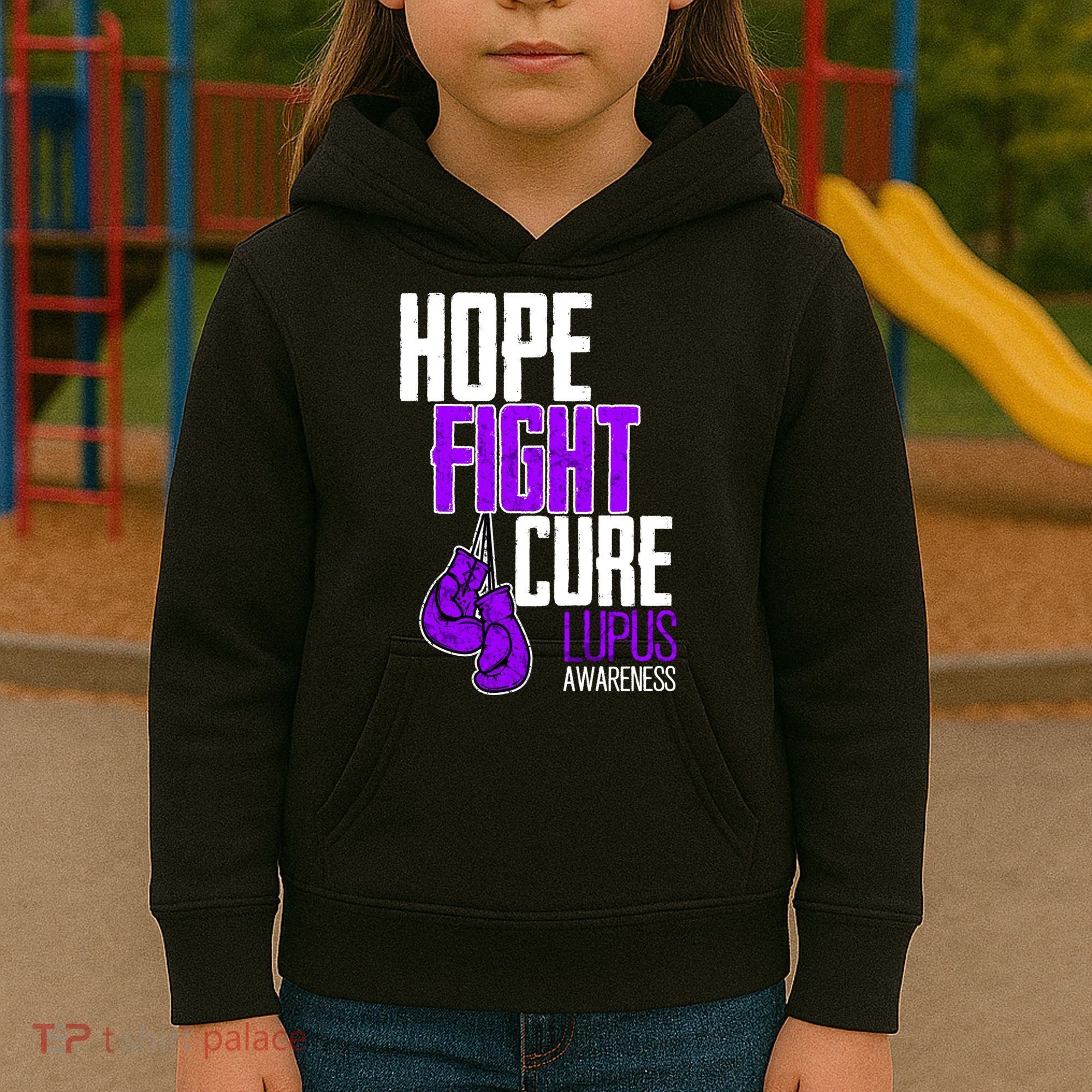 Lupus Awareness Hope Fight Cure Kids Hoodie