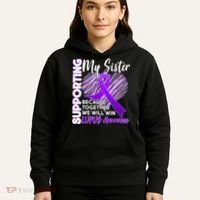Lupus Awareness Love Support My Sister Hoodie thumb 5