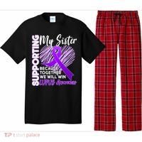 Lupus Awareness Love Support My Sister Pajama Set thumb 0