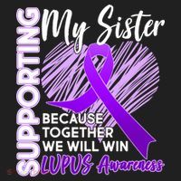 Lupus Awareness Love Support My Sister Tumbler thumb 3