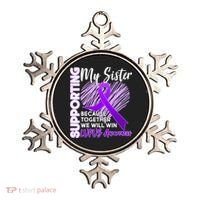 Lupus Awareness Love Support My Sister Ornament thumb 0
