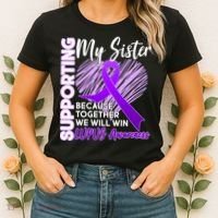 Lupus Awareness Love Support My Sister Women's T-Shirt thumb 2