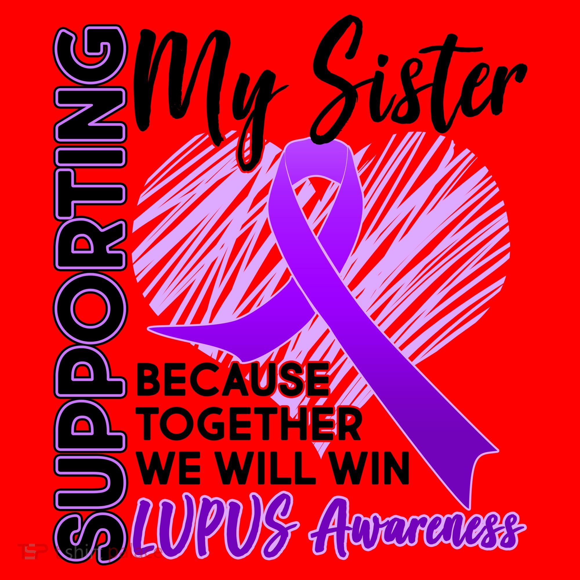 Lupus Awareness Love Support My Sister Santa Hat