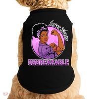 Lupus Awareness Warrior Unbreakable Doggie Tank thumb 0